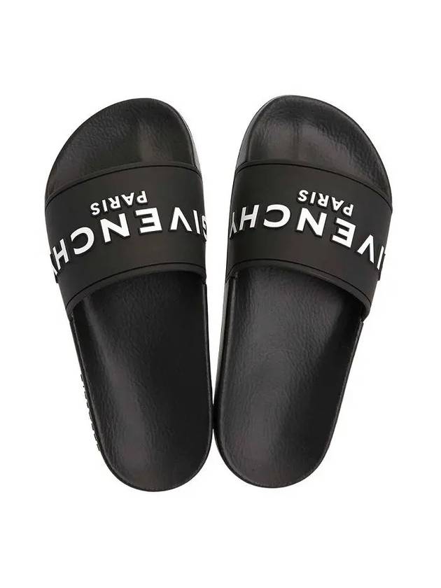 Flat Slippers Black - GIVENCHY - BALAAN 8