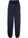 Logo Patch Track Pants Navy - MONCLER - BALAAN 1