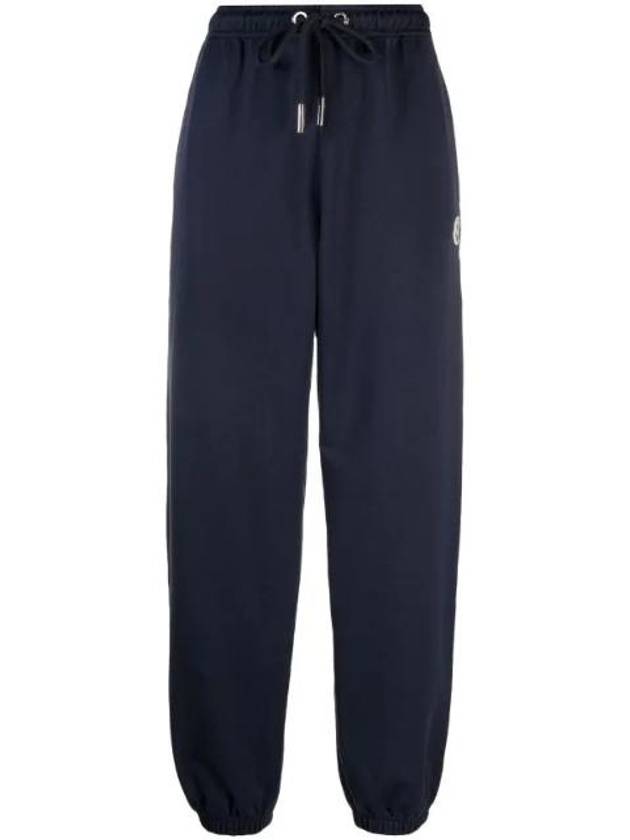 Logo Patch Track Pants Navy - MONCLER - BALAAN 1