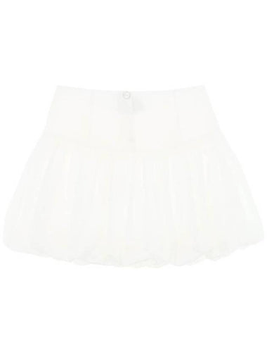 Globo Mini A Line Skirt White - PALOMA WOOL - BALAAN 1