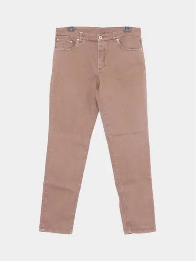 Dyed Denim Jeans Brown - BRUNELLO CUCINELLI - BALAAN 2