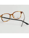 Glasses frame MONTAIGNE28F SX7 Havana horn rim Asian fit - DIOR - BALAAN 4