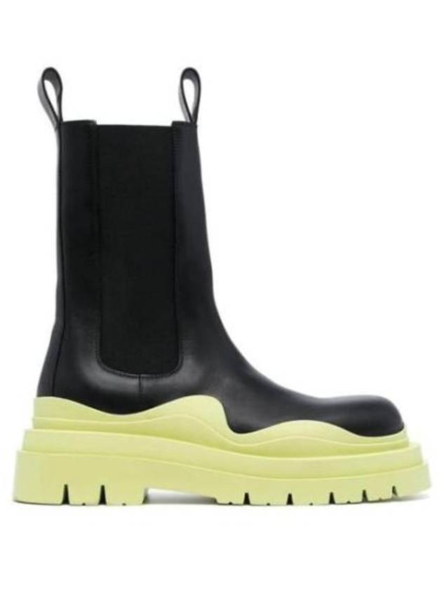 Tire Chelsea Boots Black Yellow - BOTTEGA VENETA - BALAAN 2