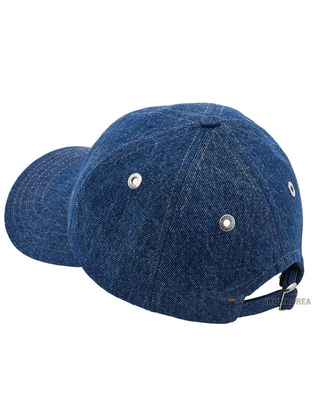 De Coeur Denim Ball Cap Blue - AMI - BALAAN 4