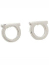 Gancini Earings Silver - SALVATORE FERRAGAMO - BALAAN 2