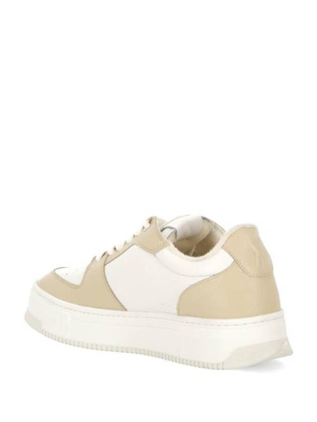 New Lace-Up Arcade Low-Top Sneakers Sand White - AMI - BALAAN 4