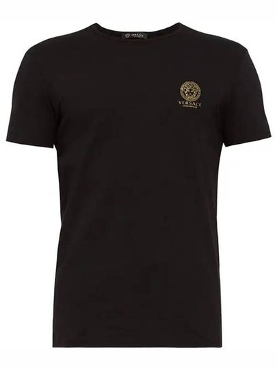 Medusa Logo Under Short Sleeve T-Shirt Black 2 Pack - VERSACE - BALAAN 2