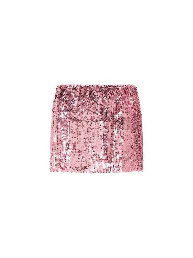 Glitter sequin mini skirt pink 271724 - REFORMATION - BALAAN 1