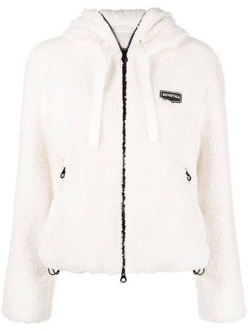 Women's Premuda Down Fur Jacket White - DUVETICA - BALAAN 1