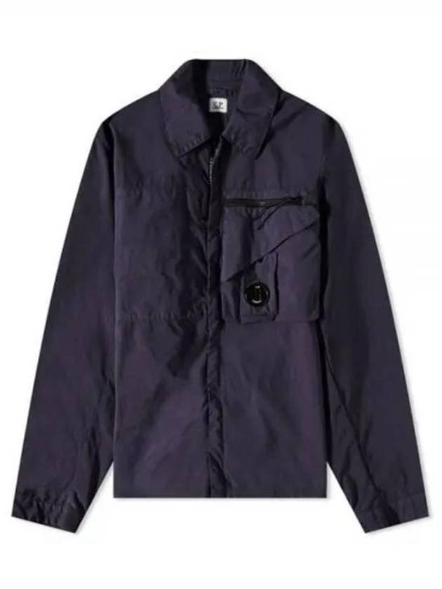 Tylon P Lens Overshirt Zip Up Jacket Navy - CP COMPANY - BALAAN 2