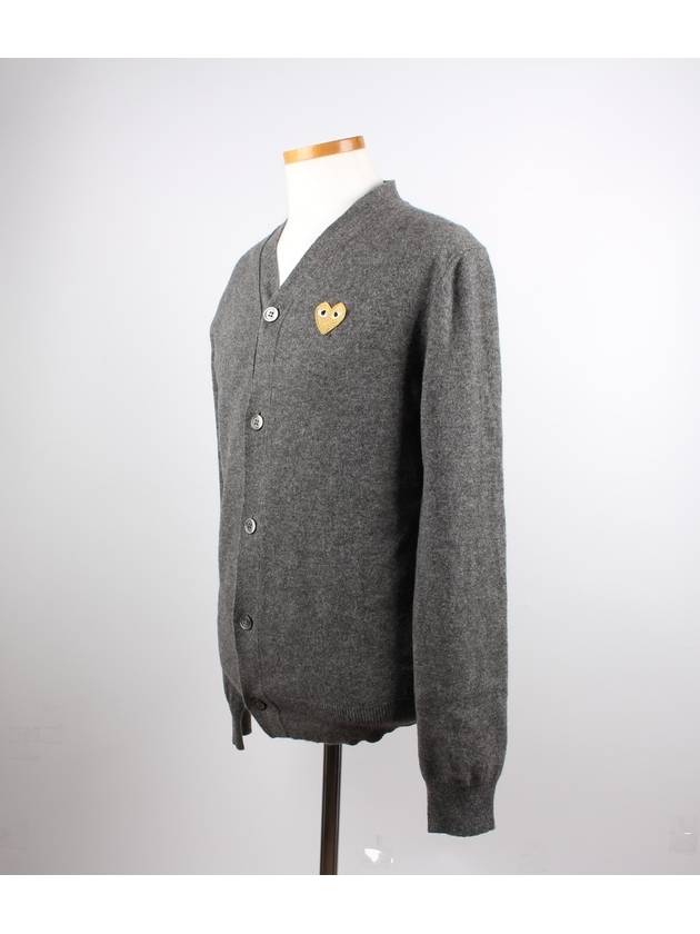 Gray Yellow Wappen Cardigan - COMME DES GARCONS - BALAAN 2