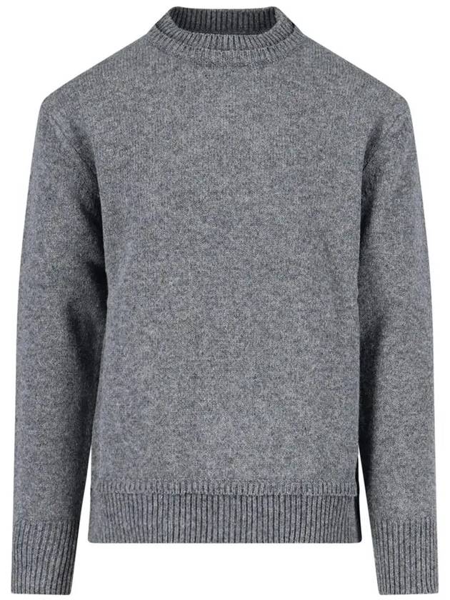 Back Stitch Elbow Patch Knit Top Grey - MAISON MARGIELA - BALAAN 2