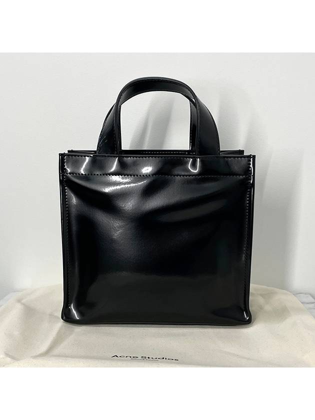 Logo Shaffer Mini Tote Bag Black - ACNE STUDIOS - BALAAN 5