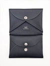 Calvi Duo Card Wallet Noir - HERMES - BALAAN 2