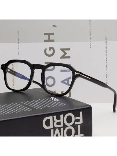 Blue light blocking glasses frame TF5836B 001 Eye protection horn frame - TOM FORD - BALAAN 2