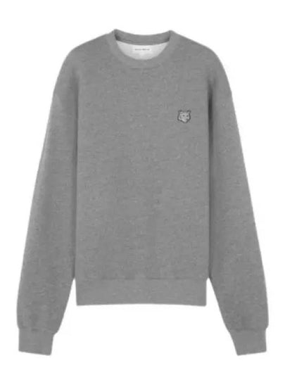 Bold Fox Head Patch Comfort Sweatshirt Grey Melange - MAISON KITSUNE - BALAAN 2