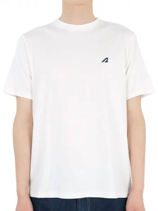 Iconic Logo Crew Neck Short Sleeve T-Shirt White - AUTRY - BALAAN 2