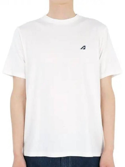 Iconic Logo Crew Neck Short Sleeve T-Shirt White - AUTRY - BALAAN 2