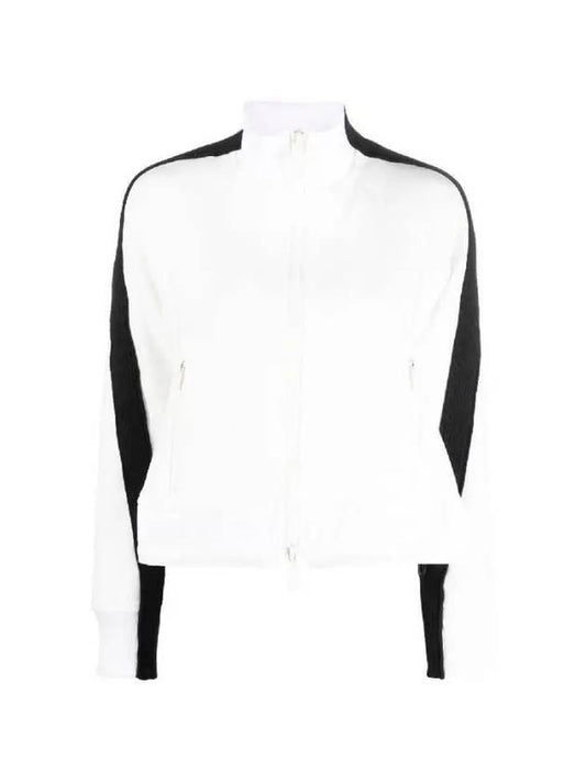 Technical Jersey Blouson Jacket White - SACAI - BALAAN 2