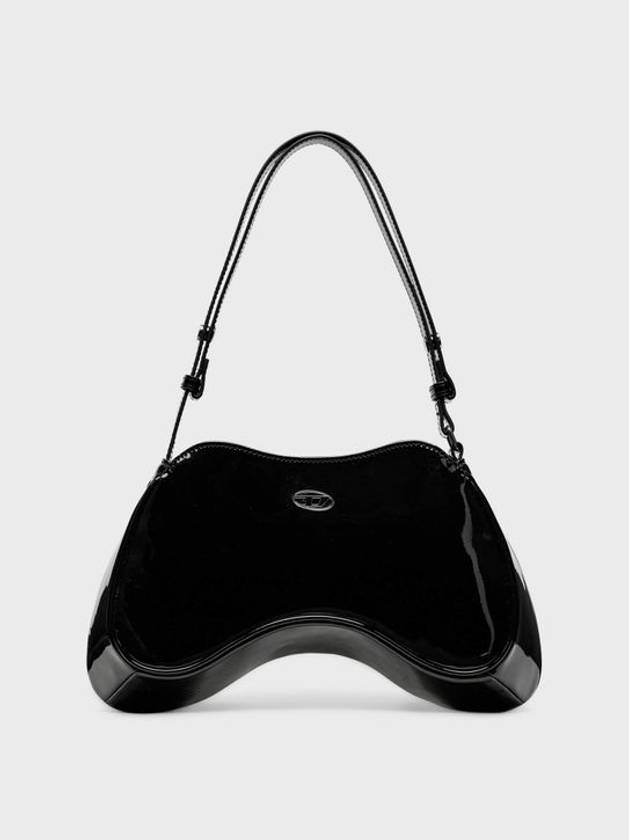 Play Logo Decorated Shoulder Bag Black - DIESEL - BALAAN 2