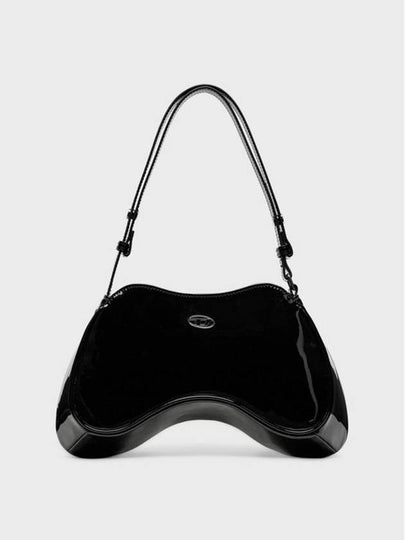 Play Logo Decorated Shoulder Bag Black - DIESEL - BALAAN 2