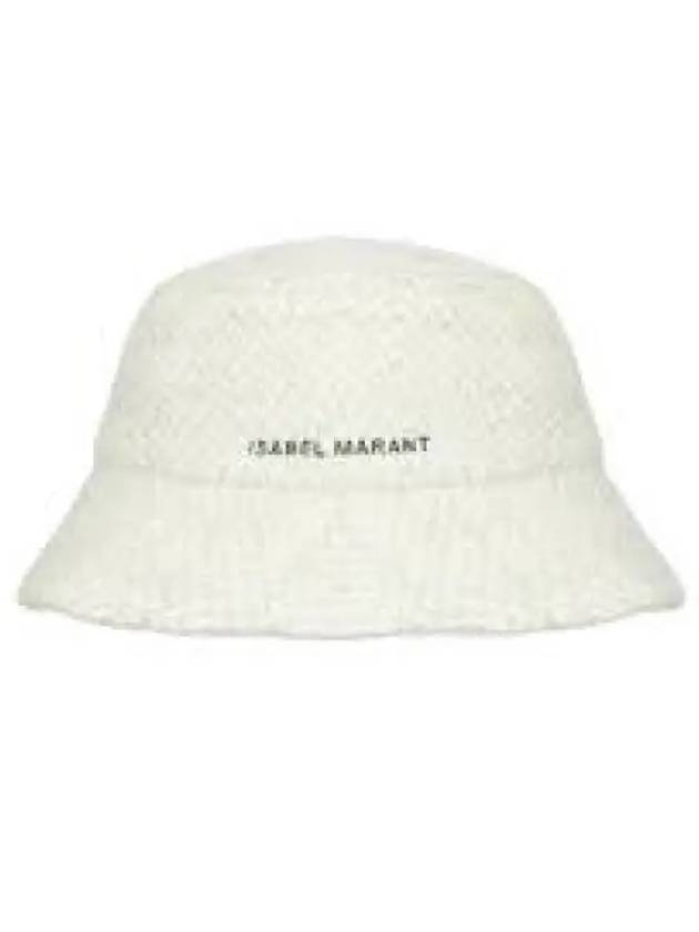 Men's Denji Bucket Hat White - ISABEL MARANT - BALAAN 2