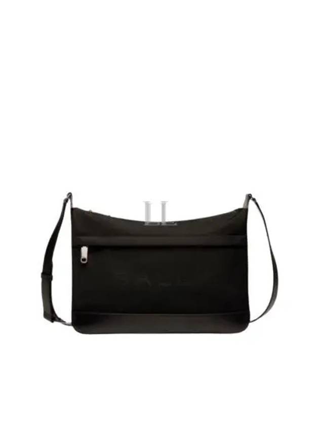 Logo Zip-Up Messenger Bag Black - BALLY - BALAAN 2