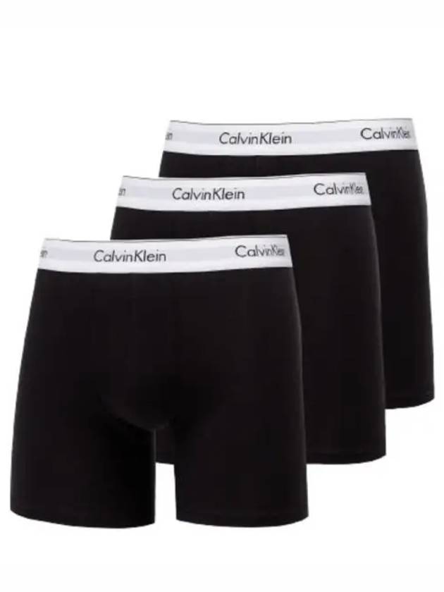 Modern Cotton Briefs 3 Pack Set Underwear Black 000NB2381A - CALVIN KLEIN - BALAAN 1