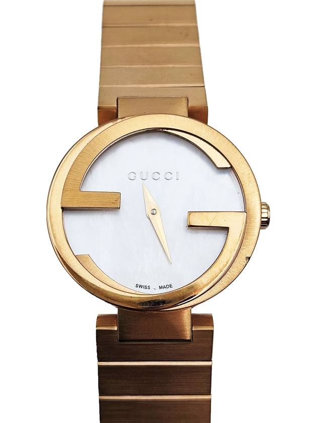 Gucci 133515 Interlocking GG Mother of Pearl 29MM Metal Women s Watch - GUCCI - BALAAN 1