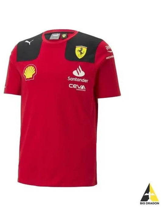 Ferrari SF Leclerc Short Sleeve T Shirt Red 763420 01 - PUMA - BALAAN 1