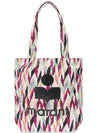 Woom Eco Graphic Cotton Tote Bag - ISABEL MARANT - BALAAN 2