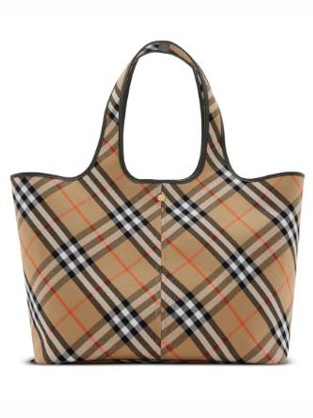 Check Medium Tote Bag Sand - BURBERRY - BALAAN 4