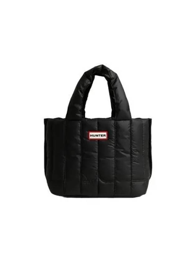 Intrepid Puffer Mini Tote Bag Black Red Logo UBS1167KBMRBO - HUNTER - BALAAN 1