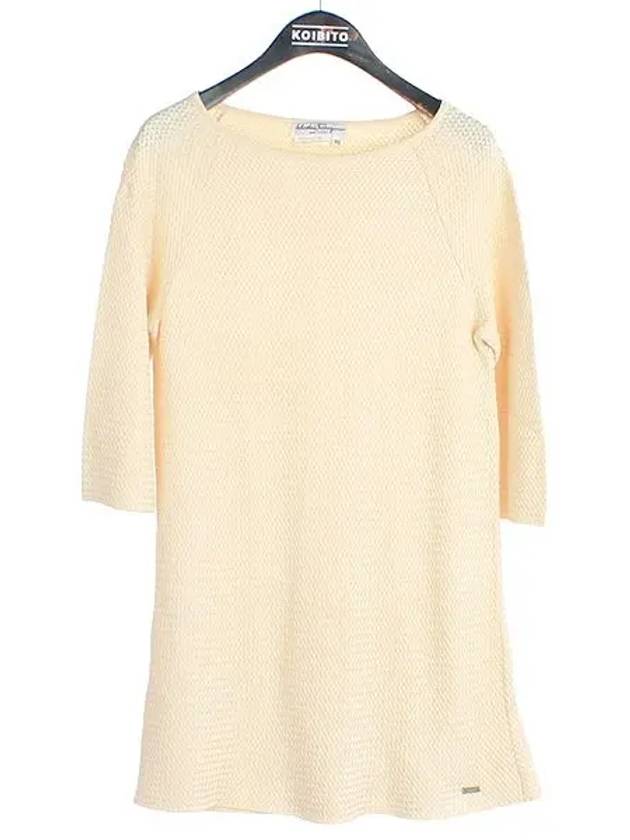 Smith Market Ferragamo Beige Knit Women s Clothing - SALVATORE FERRAGAMO - BALAAN 1