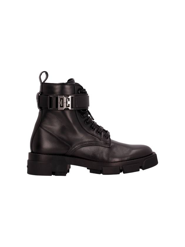 4G Terra Leather Ankle Boots Black - GIVENCHY - BALAAN 2