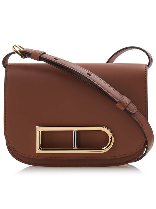 Lingot Small Olen Calf Leather Cross Bag Tan - DELVAUX - BALAAN 2