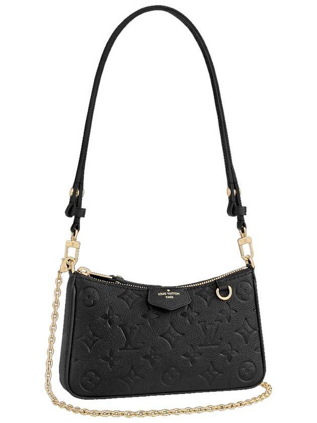 Monogram Easy Pouch On Strap Shoulder Bag Black - LOUIS VUITTON - BALAAN 1