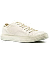 Vintage Canvas Low Top Sneakers White - ACNE STUDIOS - BALAAN 3