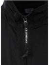 Chrome R Lens Wappen Overshirt Zip-Up Jacket Black - CP COMPANY - BALAAN 5