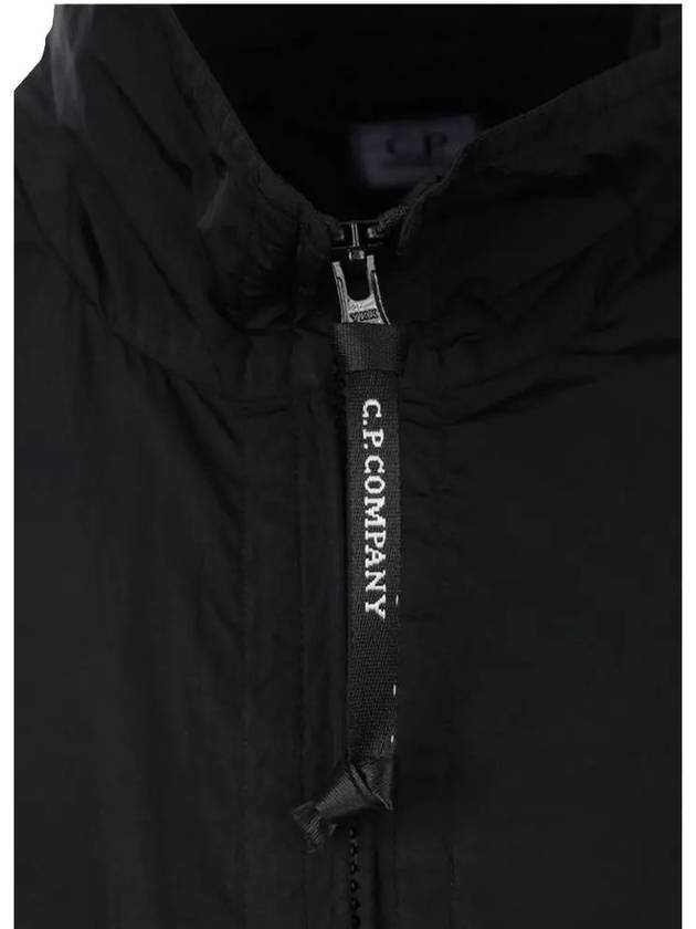 Chrome R Lens Wappen Overshirt Zip-Up Jacket Black - CP COMPANY - BALAAN 5