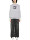 Institutional One Print Jersey Cotton Knit Top Light Grey - STONE ISLAND - BALAAN 3