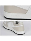 Downtown Calfskin Low Top Sneakers Bianco - PRADA - BALAAN 7