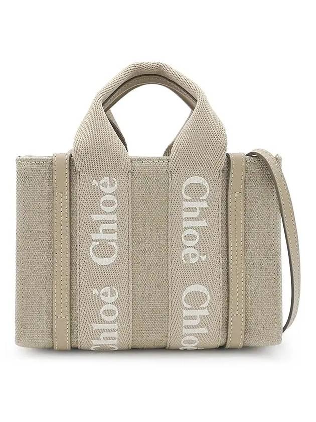 Woody Mini Tote Bag Beige - CHLOE - BALAAN 3