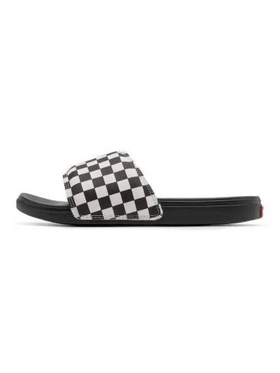 La Costa Slide On Checkerboard True White Black VN0A5HF527I1 - VANS - BALAAN 2