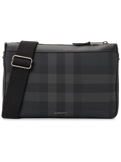 Rambler Check Cross Bag Charcoal - BURBERRY - BALAAN 2