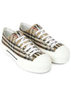 Vintage Check Cotton Sneakers Archive Beige - BURBERRY - BALAAN 4