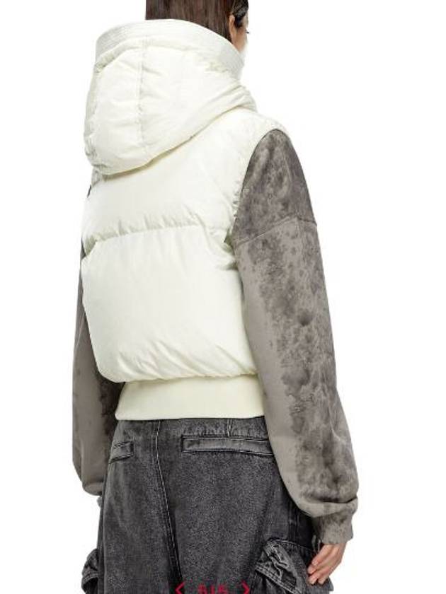 W Peyt SSL New P1 Padded Vest White - DIESEL - BALAAN 3