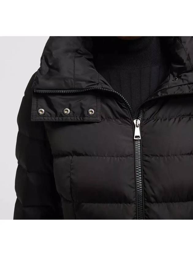 Women's Flammette Long Down Padding Black - MONCLER - BALAAN 7