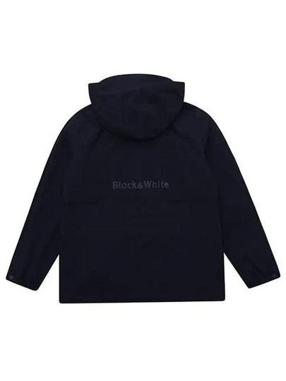 Women s Packable Rain Jumper 1804LZRA NAVY - BLACK&WHITE - BALAAN 2