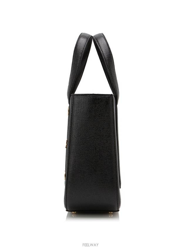 Classic black mini tote vintage gold - MCM - BALAAN 3